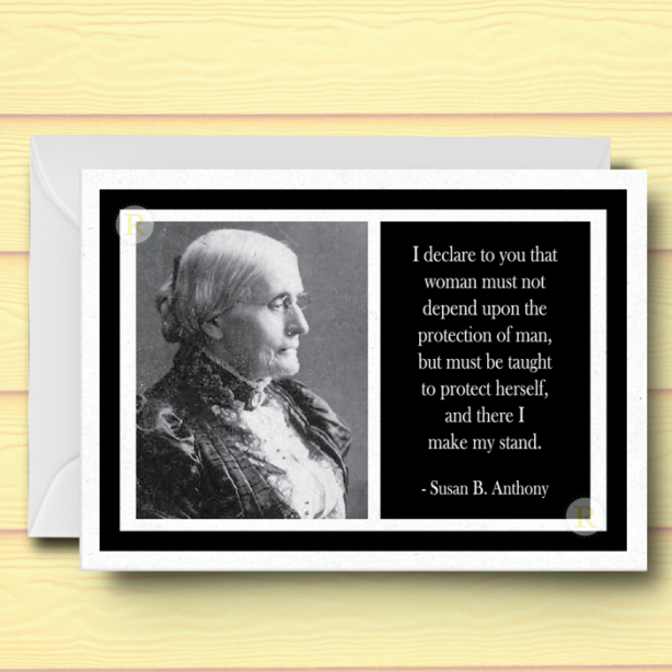 Susan B. Anthony Card